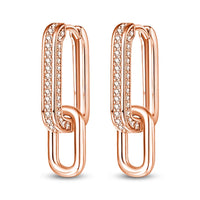 Rose Gold Series 925 Sterling Silver Flamingo Giraffe Star and Moon Flower Earrings ✨
