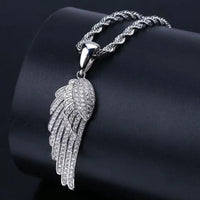 Diamond  Hip Hop Necklace Shiny Cubic Zirconia Wallet Pendant 💎