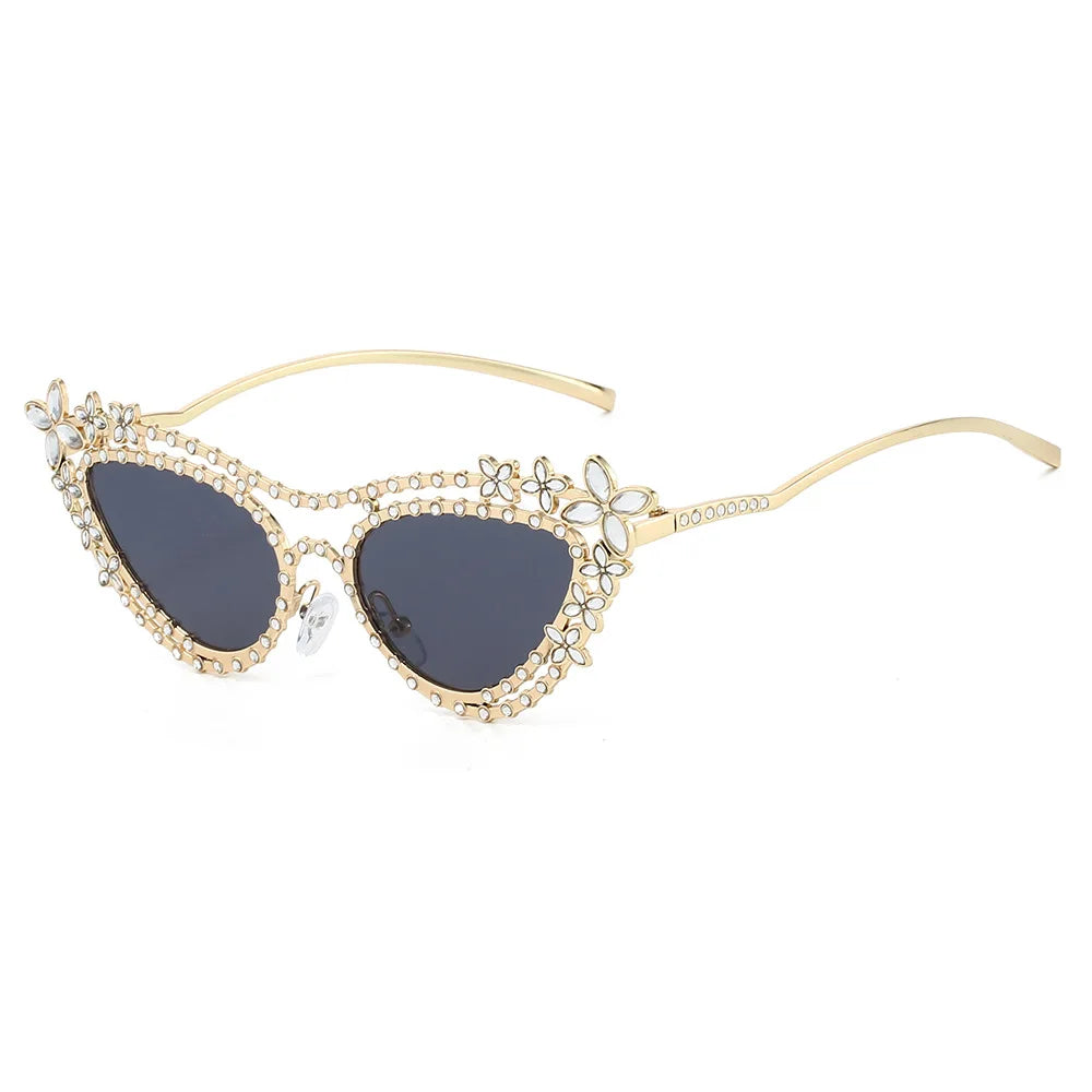 Luxury Sunglasses Women Diamond Flash Sun Shades 🕶️