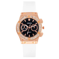 New Silicone Quartz Watch Diamond Watch Neutral Watch Alloy 💎