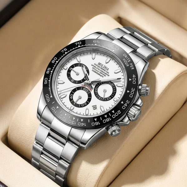 40mm Sport daytona f1 multifunctional, minimalist, high-end niche, luminous calendar, quartz watch