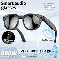 Smart Glasses Men Chat GPT 800MP Camera Bluetooth Call AI Translation Sunglasses 👓