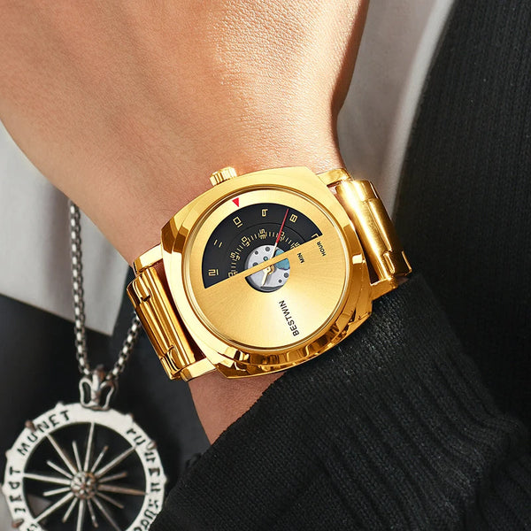 Luxury Men's Quartz Watch Fashion Leisure Business Watch  ⌚️