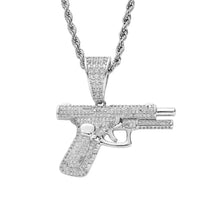 Diamond  Hip Hop Necklace Shiny Cubic Zirconia Wallet Pendant 💎