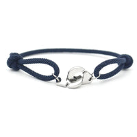 DV String Bracelet For Men Women Stainless Steel Sliding Adjustable Bracelet 🔗