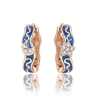 Rose Gold Series 925 Sterling Silver Flamingo Giraffe Star and Moon Flower Earrings ✨