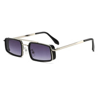 Square Sunglasses Women Men Metal Frame Rectangle Sun Glasses Oval Eyewear Sunglasses 🕶️