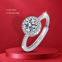 Dainty Sun Flower Moissanite Ring For Women Popular S925 Sterling Silver 💍