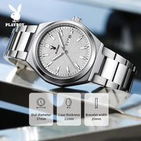 Brand genuine stainless steel men's quartz watch ⌚️