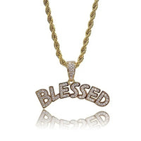 Diamond  Hip Hop Necklace Shiny Cubic Zirconia Wallet Pendant 💎