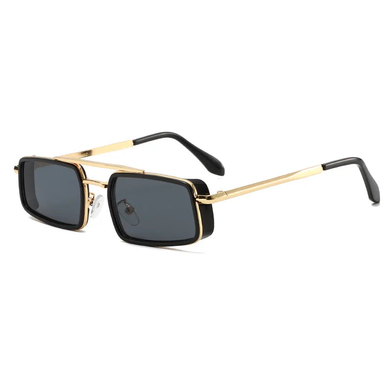 Square Sunglasses Women Men Metal Frame Rectangle Sun Glasses Oval Eyewear Sunglasses 🕶️