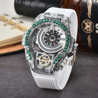 Full diamond Classic Quartz Watches Mens Case Business Luxury 💎