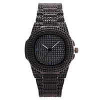 Nautilus Style Luxury Diamond Unisex Watches Hip Hop Calendar Quartz Wristwatches ⏱️