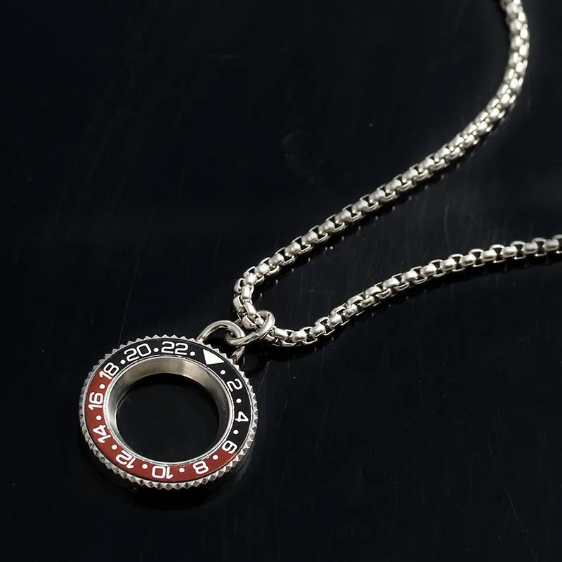 GMT Watches Speedometer Bezel Steel Necklace ✨