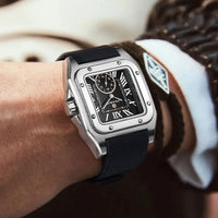 Santos Tank Series with Calendar Display Men's Watch⏱️