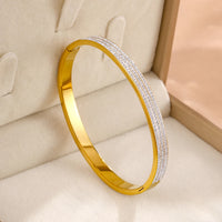- 5/1pcs Creative Stainless Steel Four-leaf Flower Bracelet Set for Women ✨