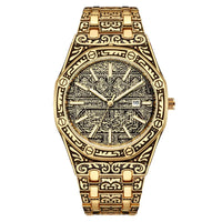 Luxury Men's Quartz Watch Retro Business Men Watches Large Dial ✨