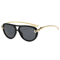Popular Fashion Double Bridges Pilot Women Luxury Sunglasses Brand Designer 🕶️