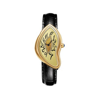 Surrealist Art Melting Clock Watch Unique Soft Time Quartz Wristwatch ⌚️