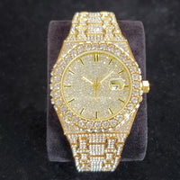 Luxury Fashion Diamond Watch for Men Top Brand Iced Out Stainless Steel 💎