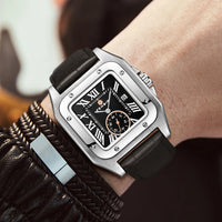 Santos Tank Series with Calendar Display Men's Watch⏱️