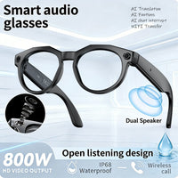 Smart Glasses Men Chat GPT 800MP Camera Bluetooth Call AI Translation Sunglasses 👓