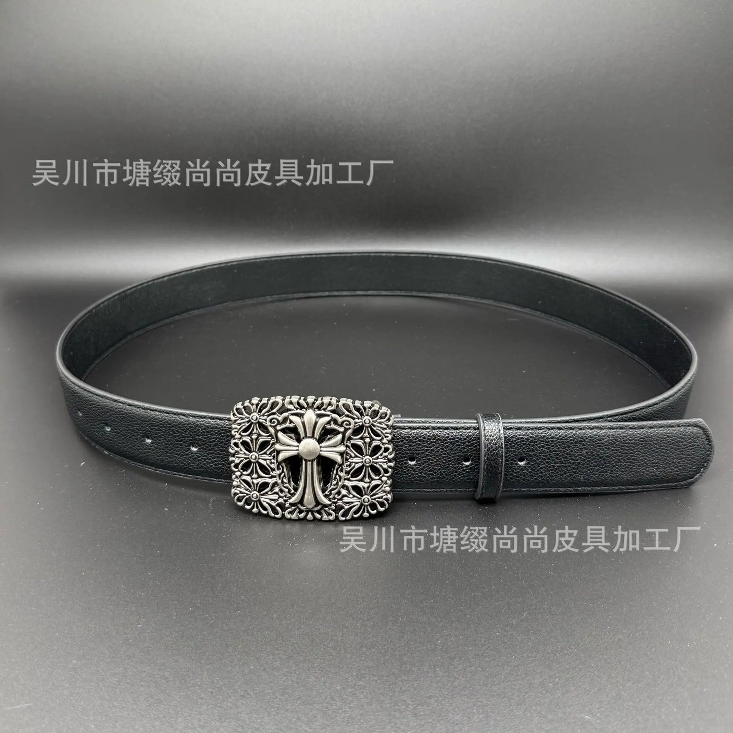 CRH  Women Men Belts Goth Ladies Hip Hop Punk Rivet Skeleton Belt ⚜️