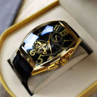 Luxury, Stylish Skeleton Men's Watch, Fully Automatic Mechanical Watch ⌚️