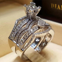  Classic Wedding Engagement Ring for Women Brilliant Cubic Zirconia 💍