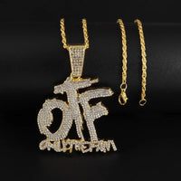 Diamond  Hip Hop Necklace Shiny Cubic Zirconia Wallet Pendant 💎