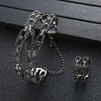Luxury 2PCS  Jewelry For Women Wedding Engagement 💎