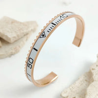 GMT style gold-plated bracelet ⏱️