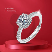 Dainty Sun Flower Moissanite Ring For Women Popular S925 Sterling Silver 💍