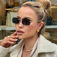 Luxury Square Sunglasses Women Men Retro Brand Designer 🕶️