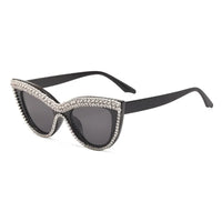 Rhinestones Cat Eye Sunglasses Stylish Women Shades Designer Sunglasses 🕶️