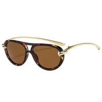 Popular Fashion Double Bridges Pilot Women Luxury Sunglasses Brand Designer 🕶️