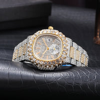 Luxury Iced Out Watches Men Fashion Diamond Watch Men Waterproof  💎