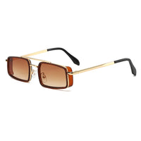 Square Sunglasses Women Men Metal Frame Rectangle Sun Glasses Oval Eyewear Sunglasses 🕶️