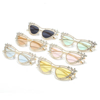 Luxury Sunglasses Women Diamond Flash Sun Shades 🕶️