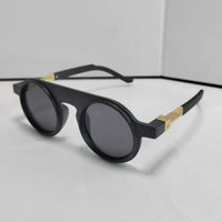 Fashion Round Frame Sunglasses for Men Personalized High-end Sunglasses