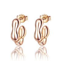Rose Gold Series 925 Sterling Silver Flamingo Giraffe Star and Moon Flower Earrings ✨