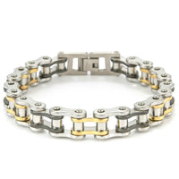 Bike Bicycle Chain 316L Stainless Steel Mens Bracelet ⛓