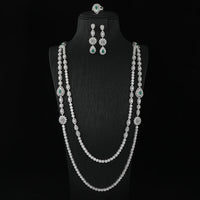 Luxury Geometric Sunflower Ball Water Drop Long Necklace Earrings Ring Sets 💎