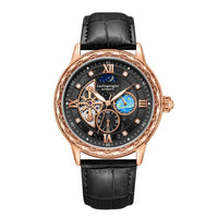 Luxury Men's Business Automatic Mechanical Skeleton Design Watch ⌚️