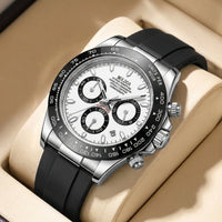 40mm Sport daytona f1 multifunctional, minimalist, high-end niche, luminous calendar, quartz watch