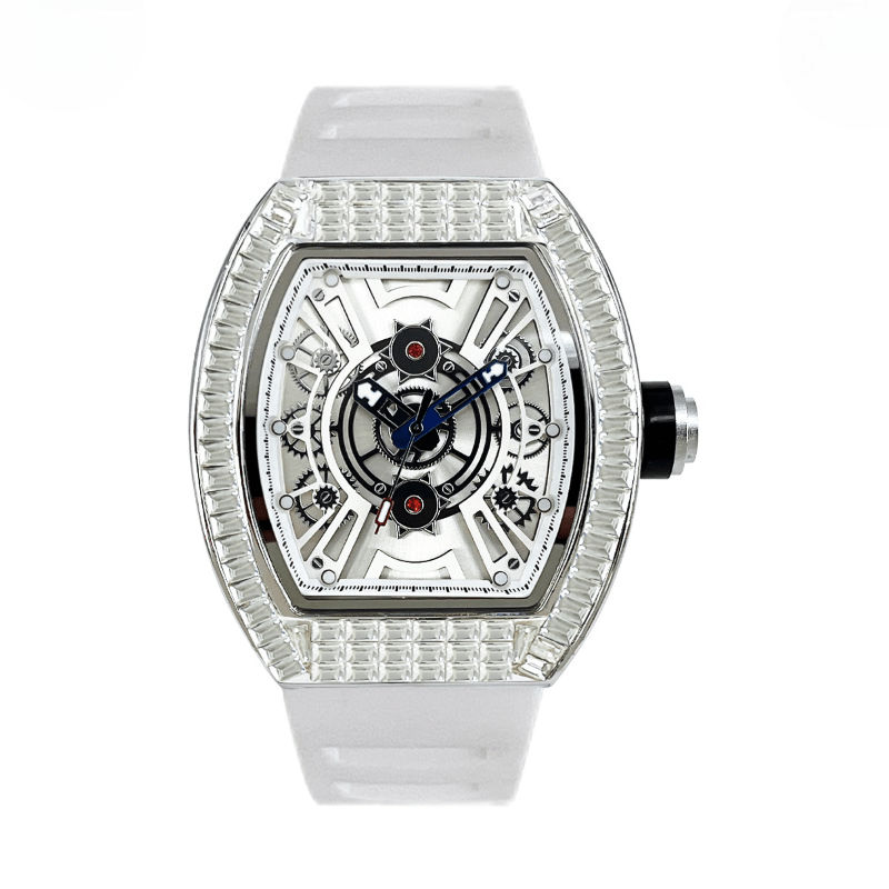 Luxury  Men's Mechanical Movement Rubber band watch ⏱️