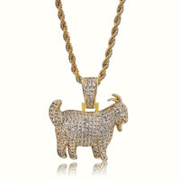 - Zircon Goat Necklace, Perfect for Everyday Wear And Creative Zircon Jewelry ✨