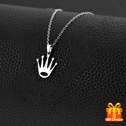 Crown Pendant Necklace 👑