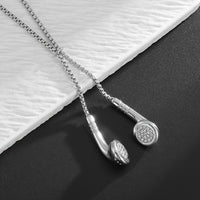 Stylish And Elegant Minimalist Earphone Pendant Necklace, Perfect for Everyday Wear ✨