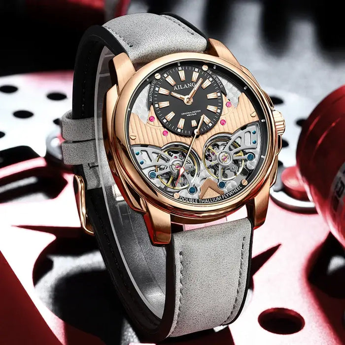 Automatic Mechanical Waterproof Sport Military Men Watch Luxury Tourbillon  ⌚️